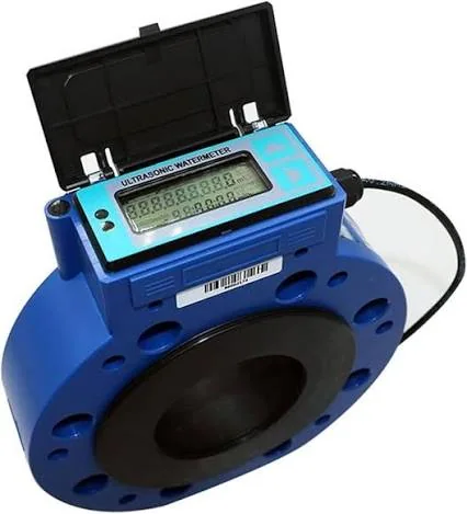 Flanged ultrasonic water meter