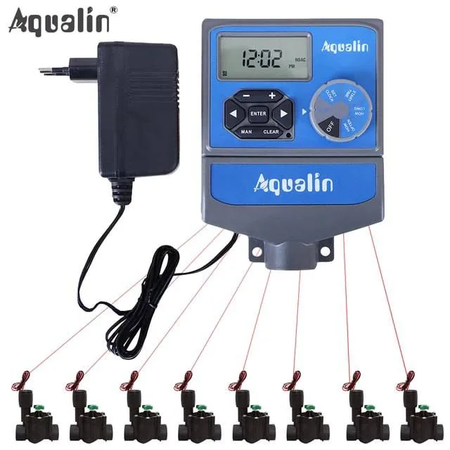 Aqualin eight-station irrigation controller