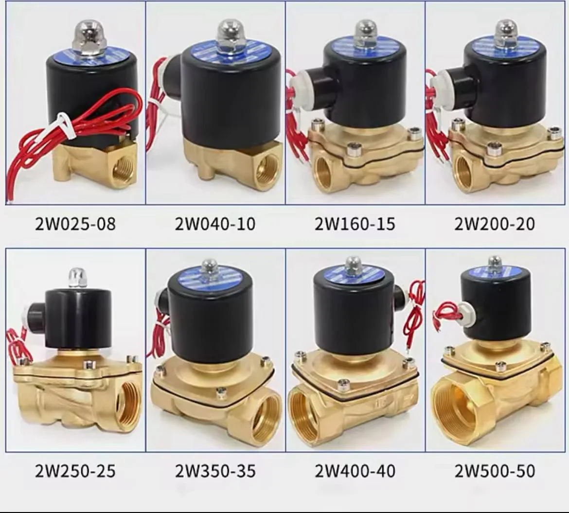 2W-series brass solenoid valve
